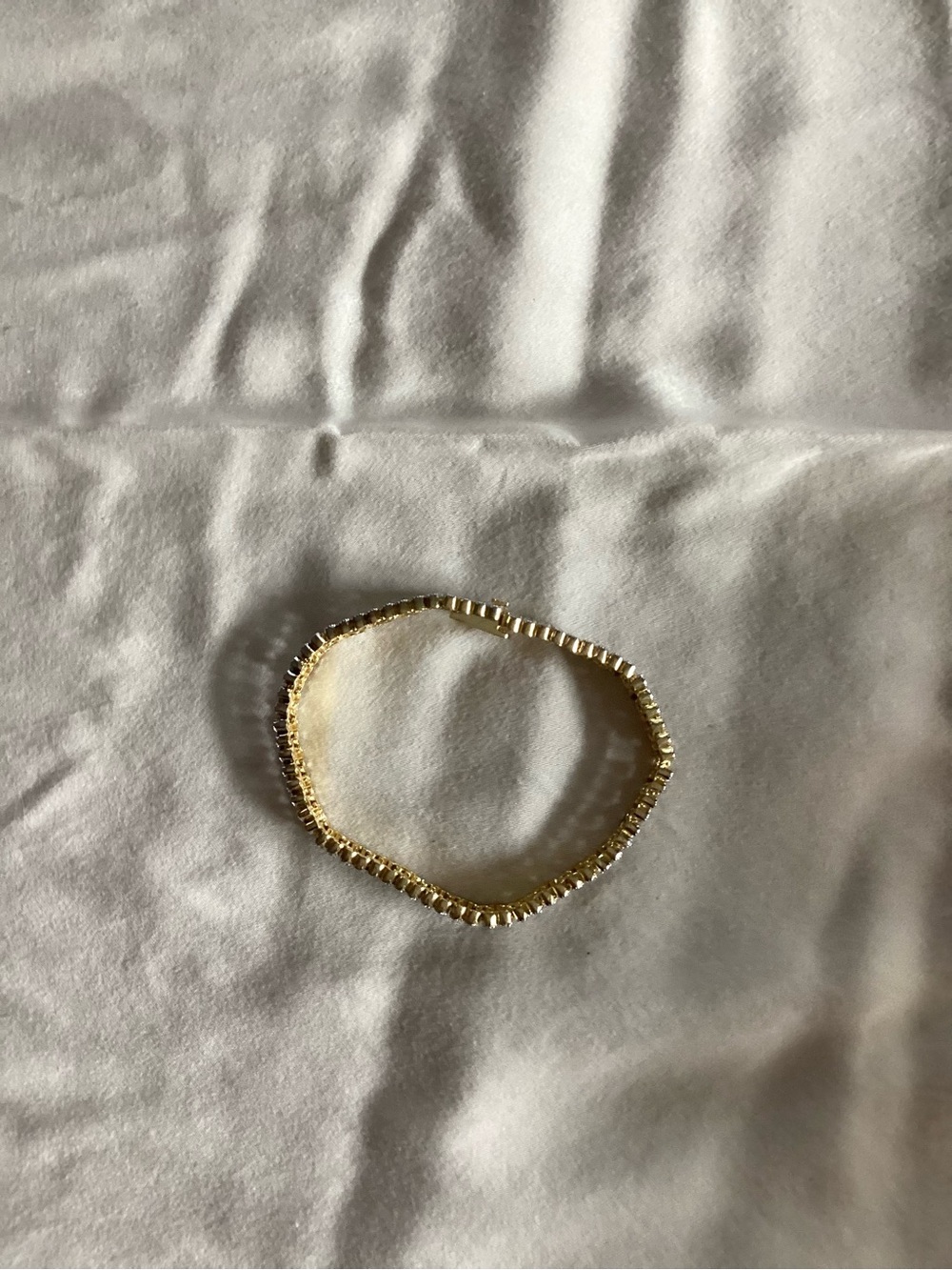 Gold Crystal Stretch Bracelet - Women Jewelry